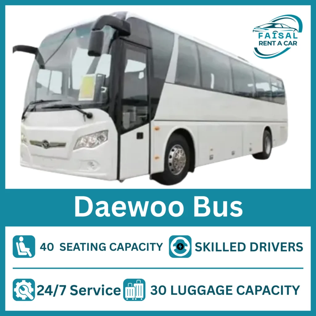 Daewoo Bus In Islamabad Faisal Rent A Car