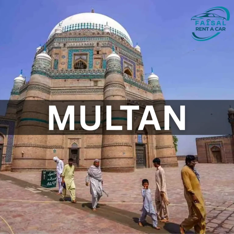 rent a car services in Multan with driver